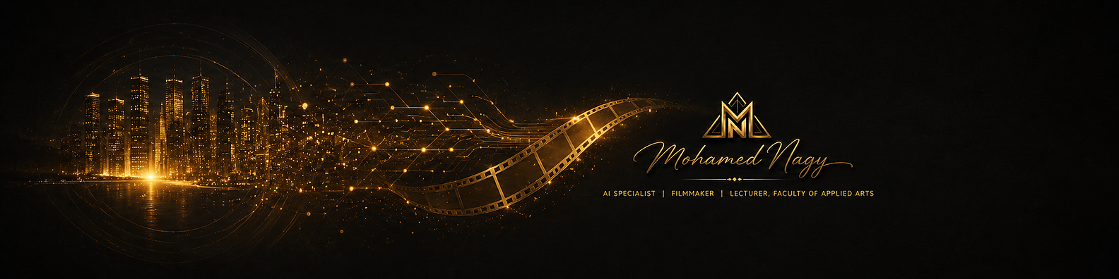 Mohamed Nagy cinematic identity banner